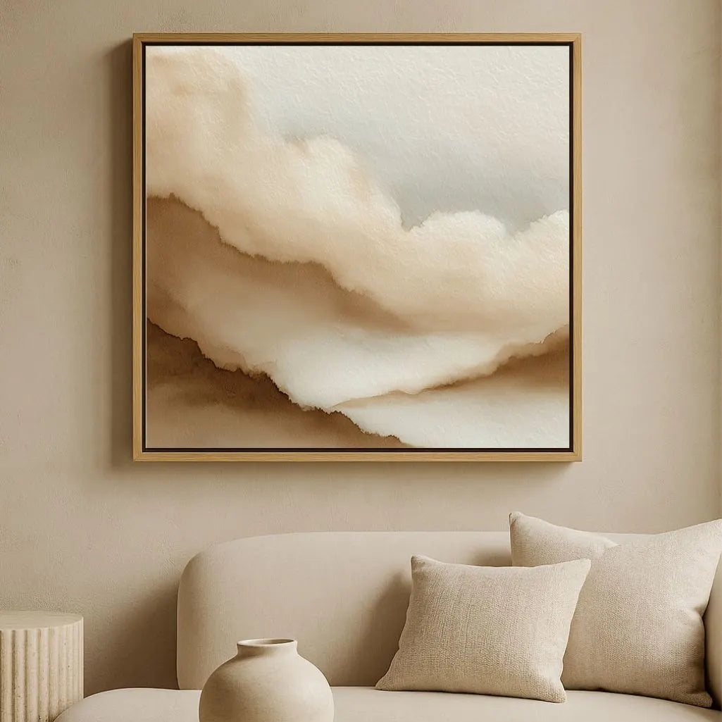 Ingelijst canvas – Zandmist