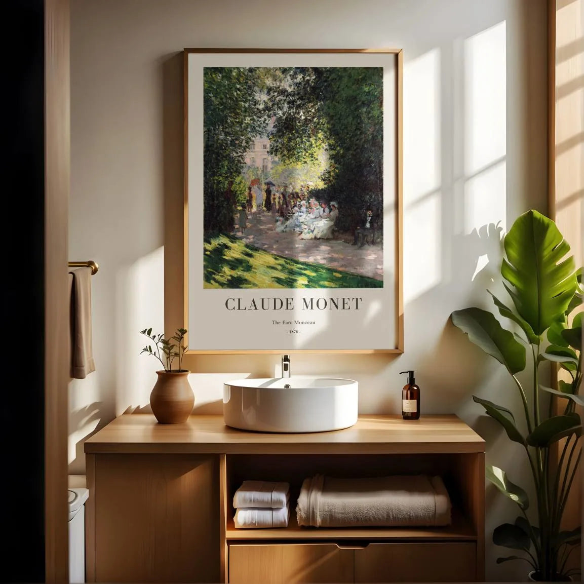 Monet Poster Parkwandeling
