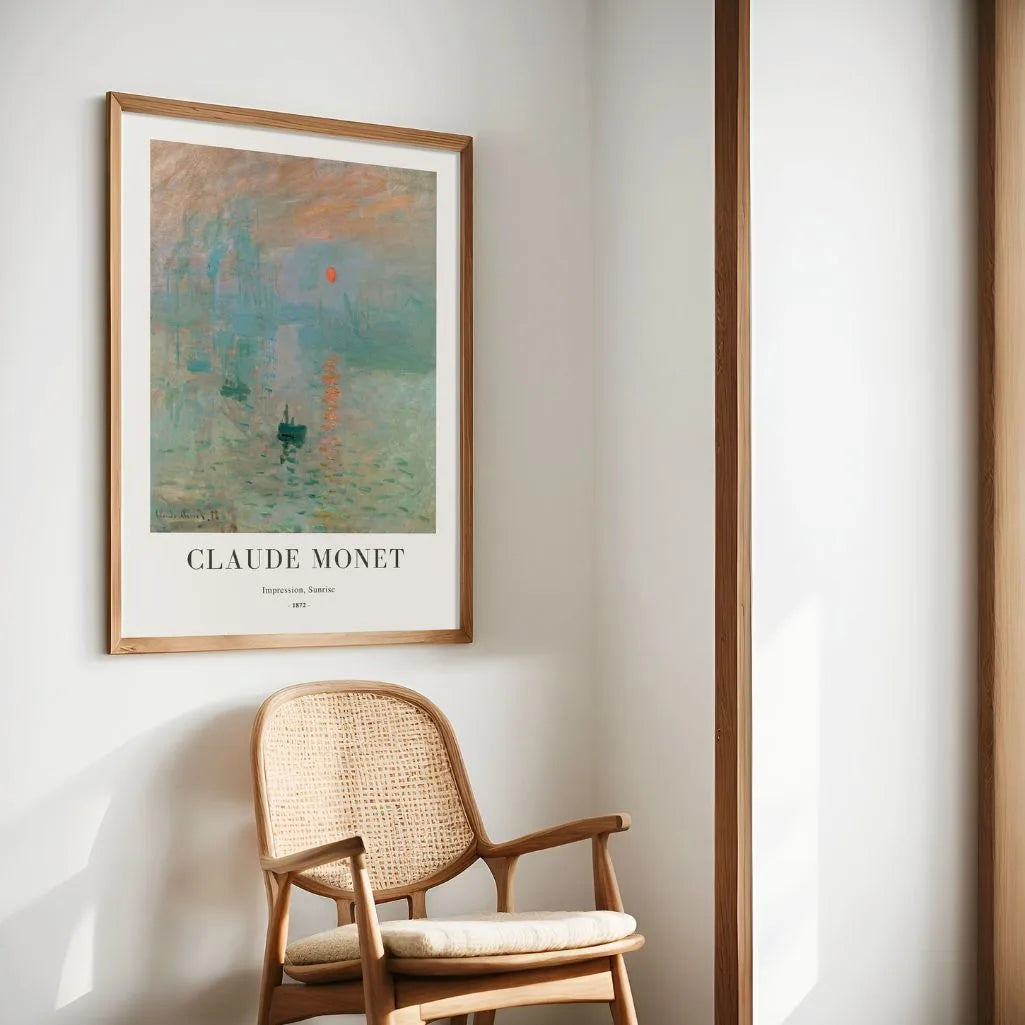 Claude Monet – Impressie, Zonsopgang Poster