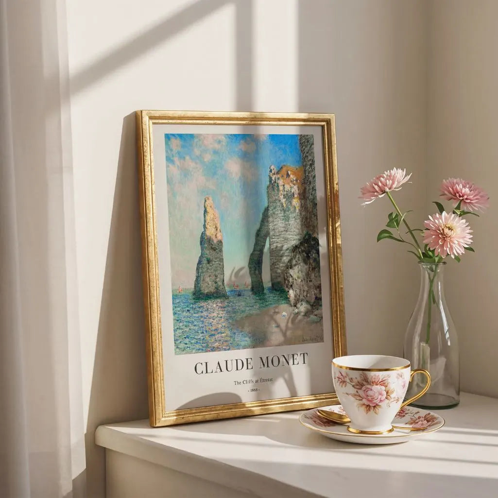 Claude Monet Poster – Kliffen van Étretat