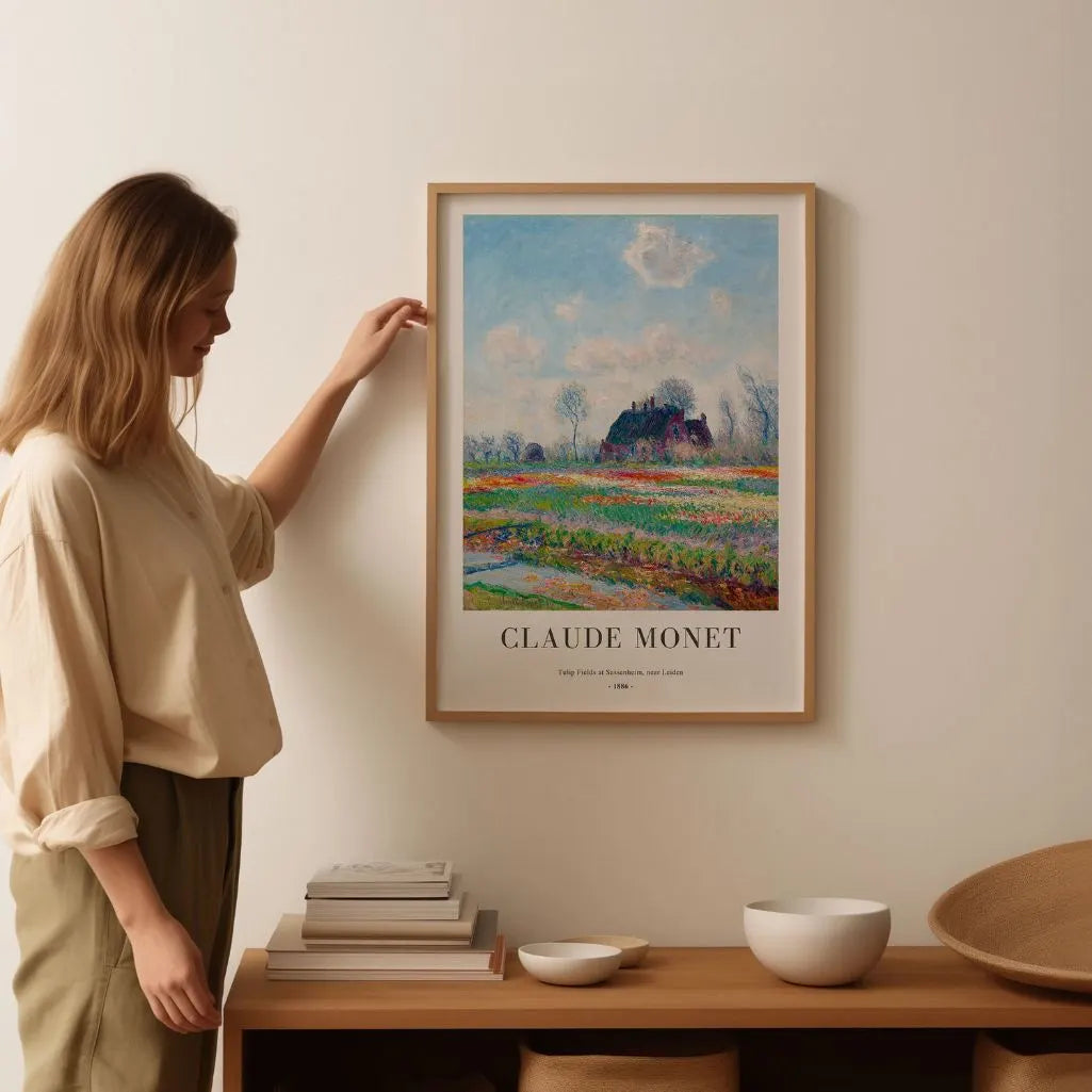 Claude Monet – Tulpenvelden bij Sassenheim (bij Leiden) Poster