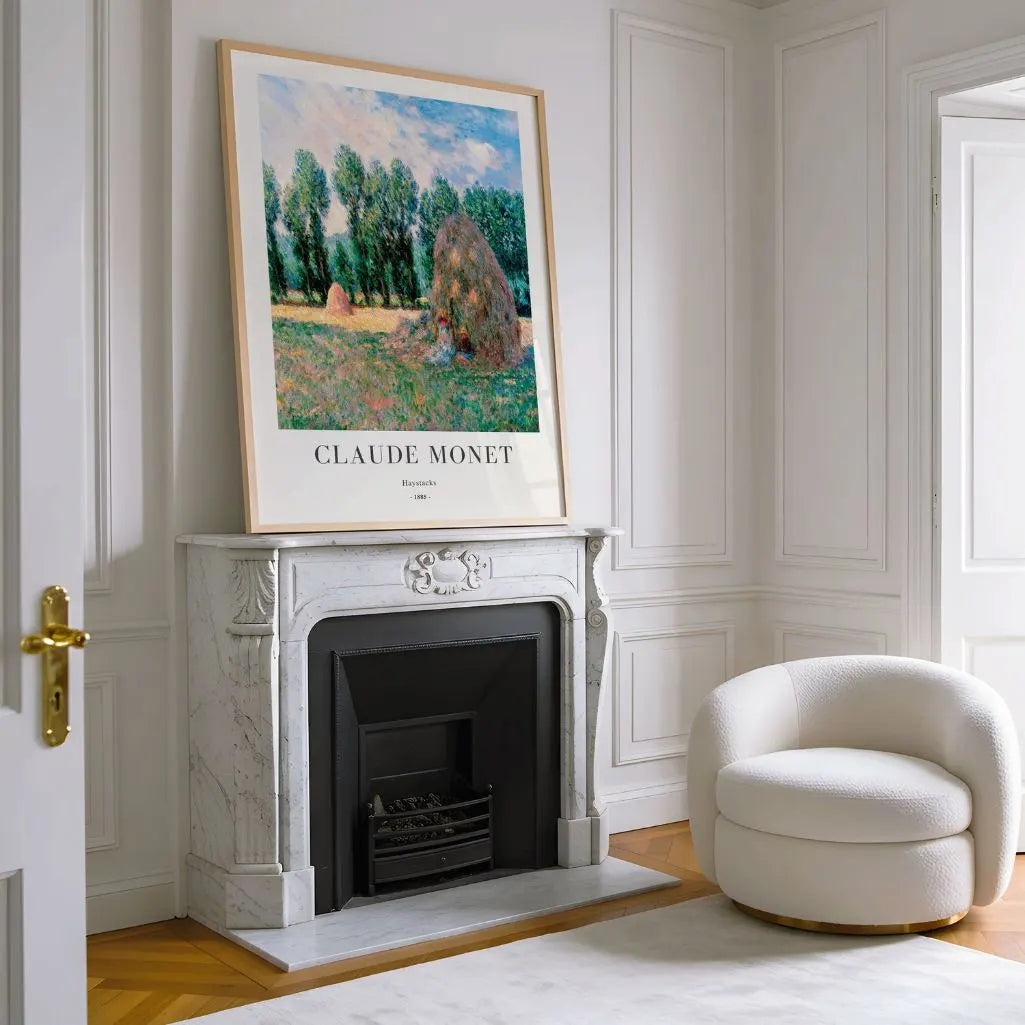 Claude Monet – Hooibergen Poster