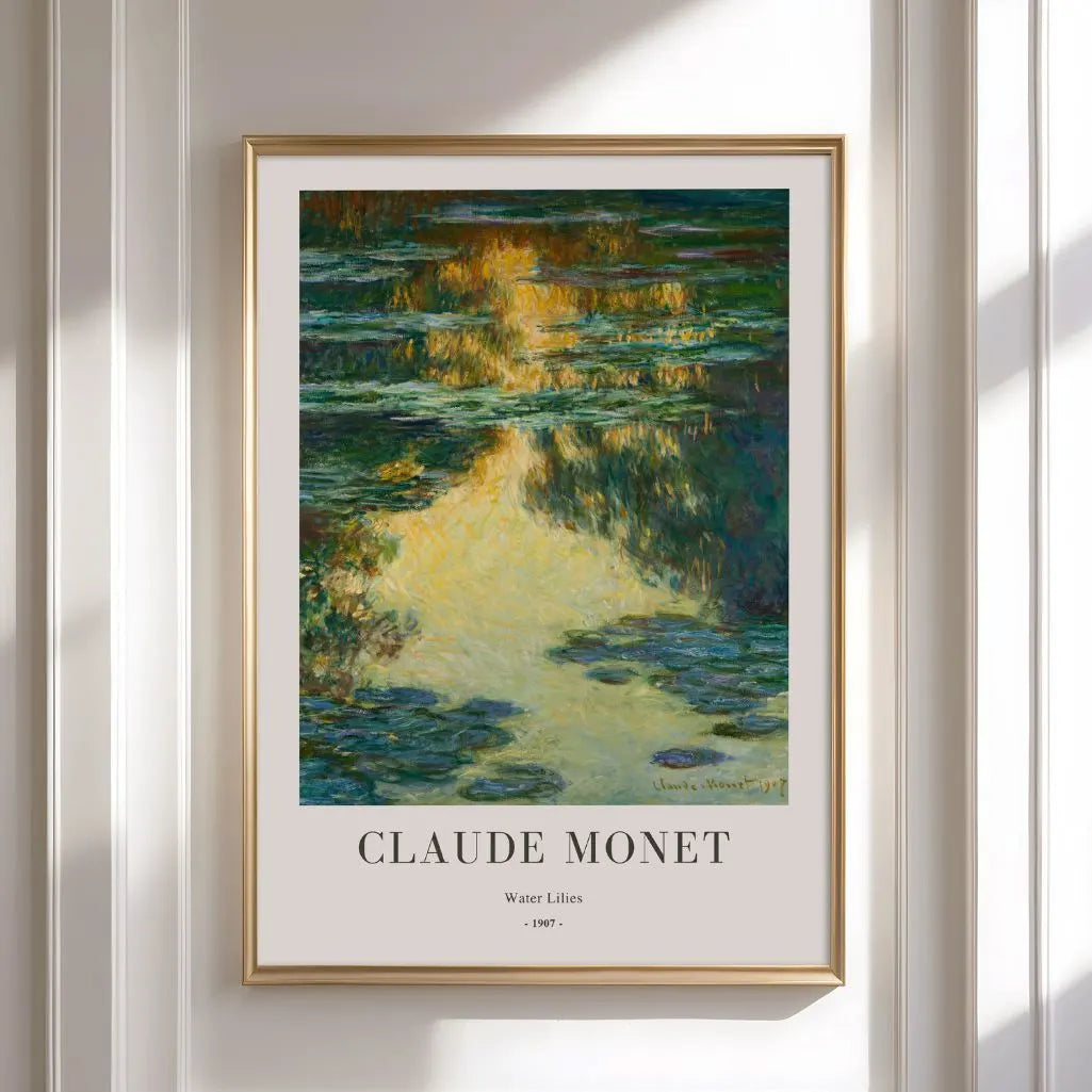 Claude Monet Poster – Waterlelies 1907