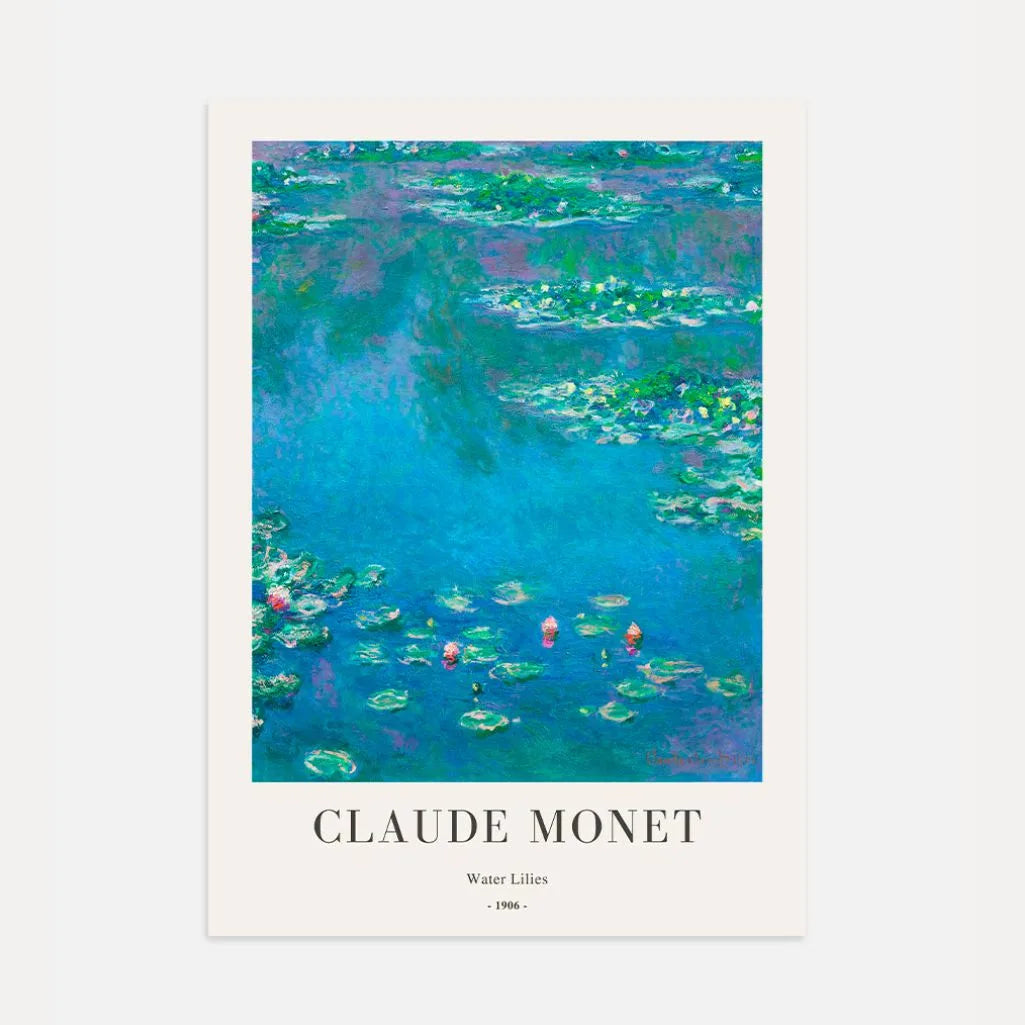 Claude Monet Poster – Waterlelies