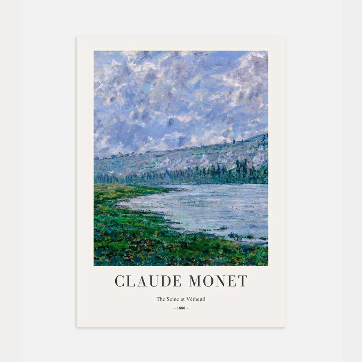 Claude Monet Poster – De Seine bij Vétheuil