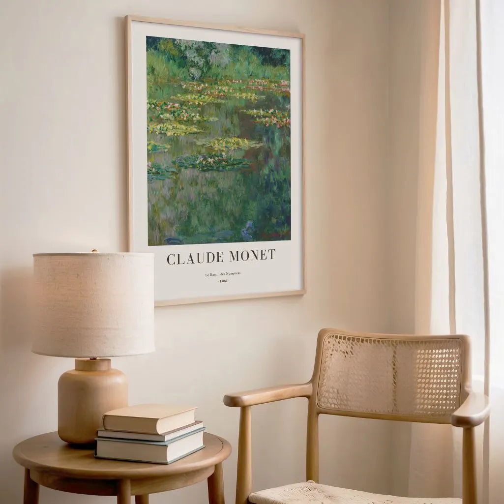 Claude Monet – De vijver met waterlelies Poster