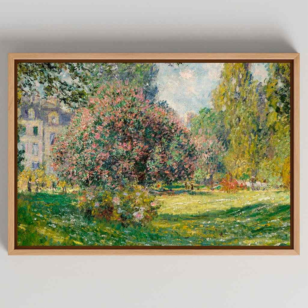 Ingelijst canvas - Het Parc Monceau