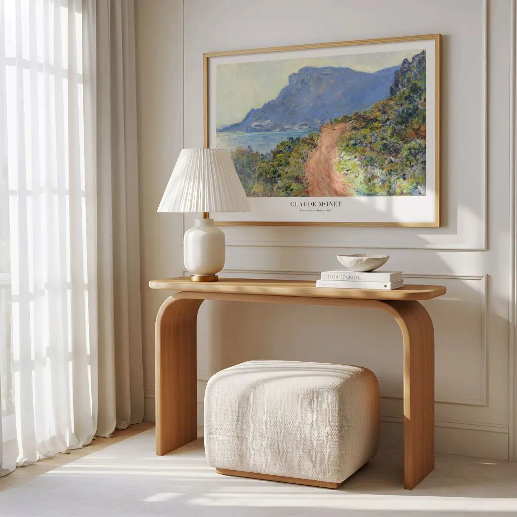 Claude Monet – La Corniche bij Monaco Poster
