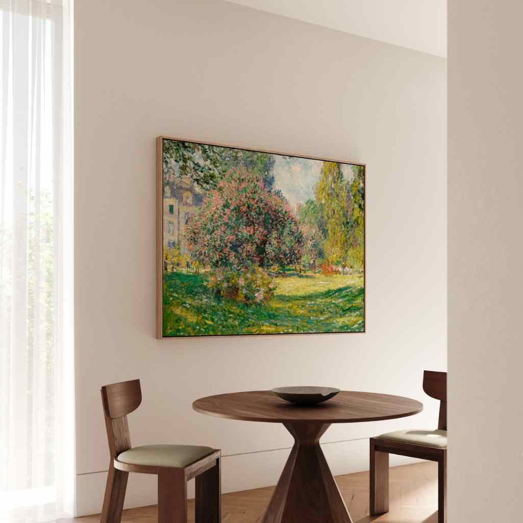Ingelijst canvas - Het Parc Monceau