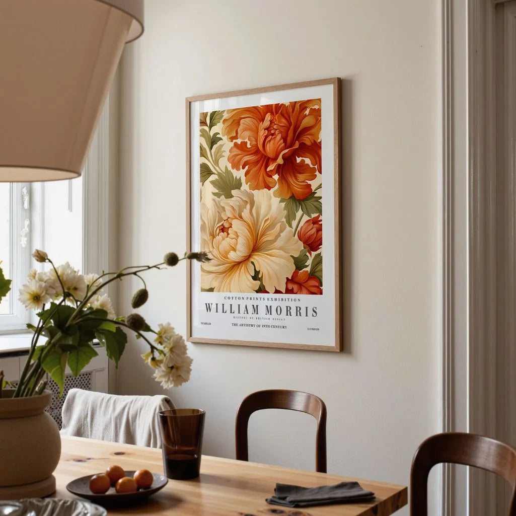 Poster – Herfstbloemen Ornament