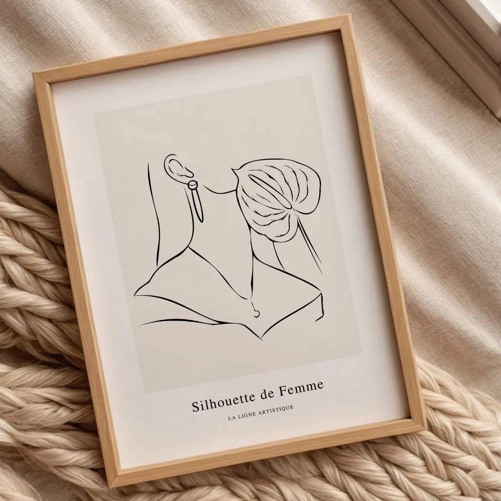 Poster – Bloem van vrouwelijkheid