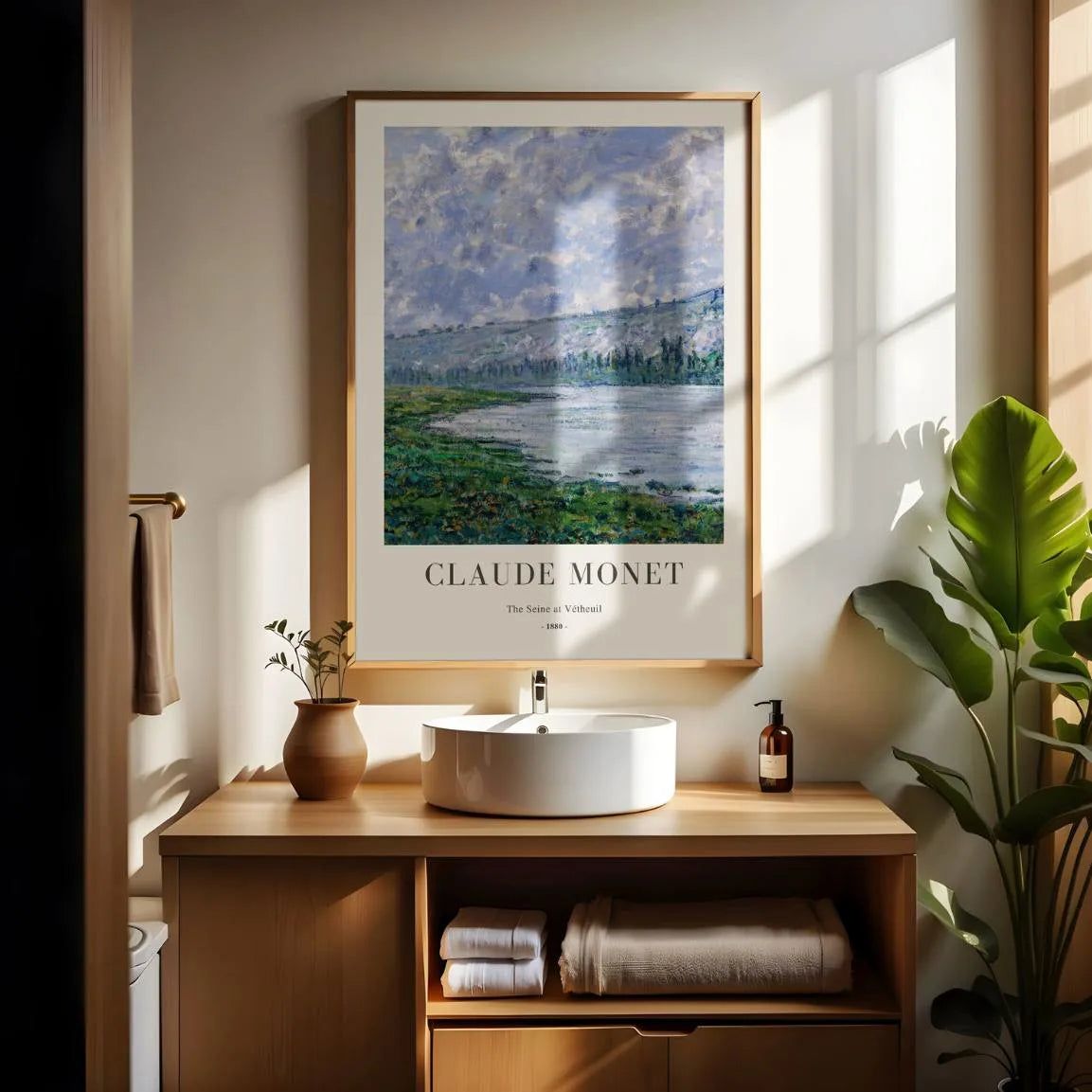 Claude Monet Poster – De Seine bij Vétheuil