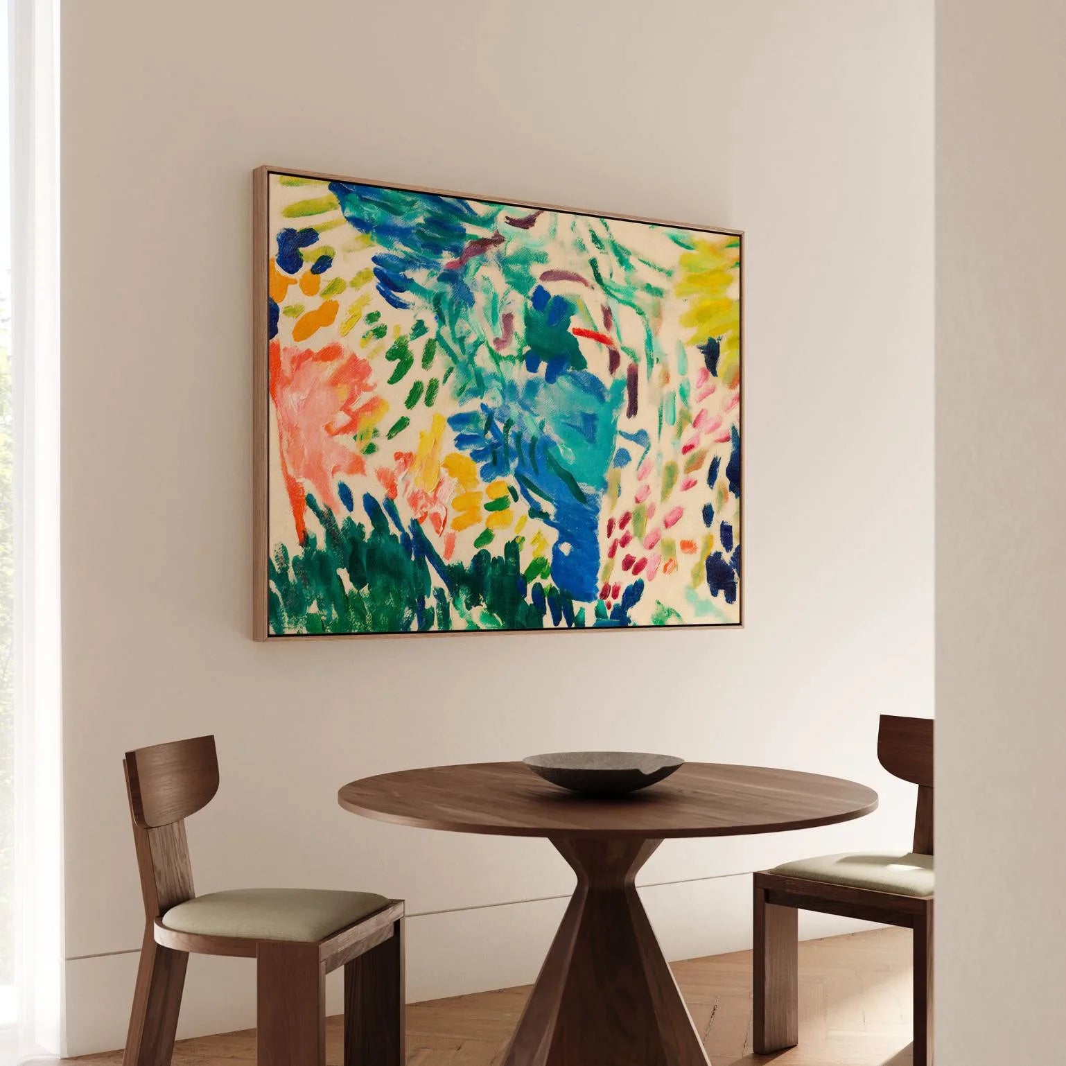 Ingelijst canvas – Landschap bij Collioure
