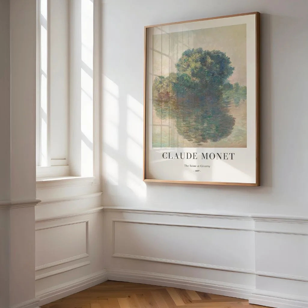 Claude Monet – De Seine in Giverny Poster