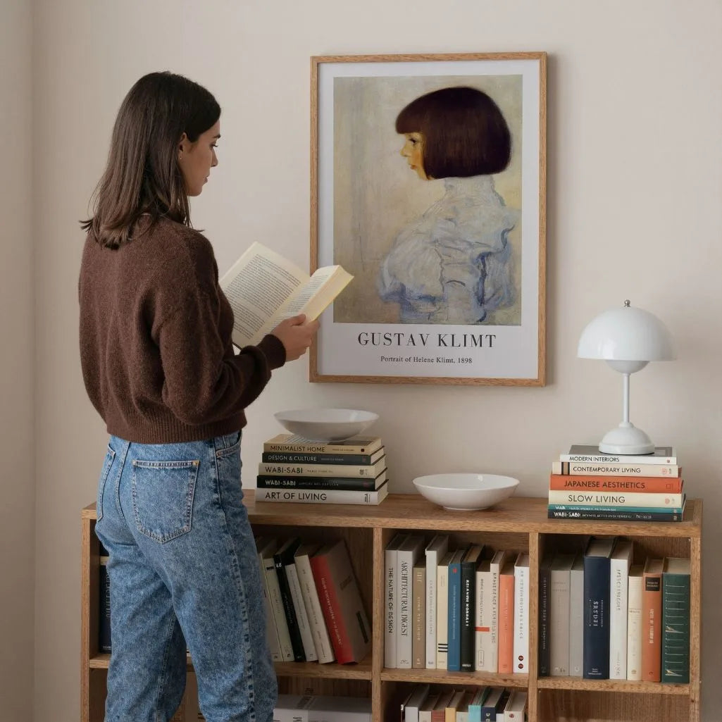 Gustav Klimt – Portret van Helene Klimt Poster