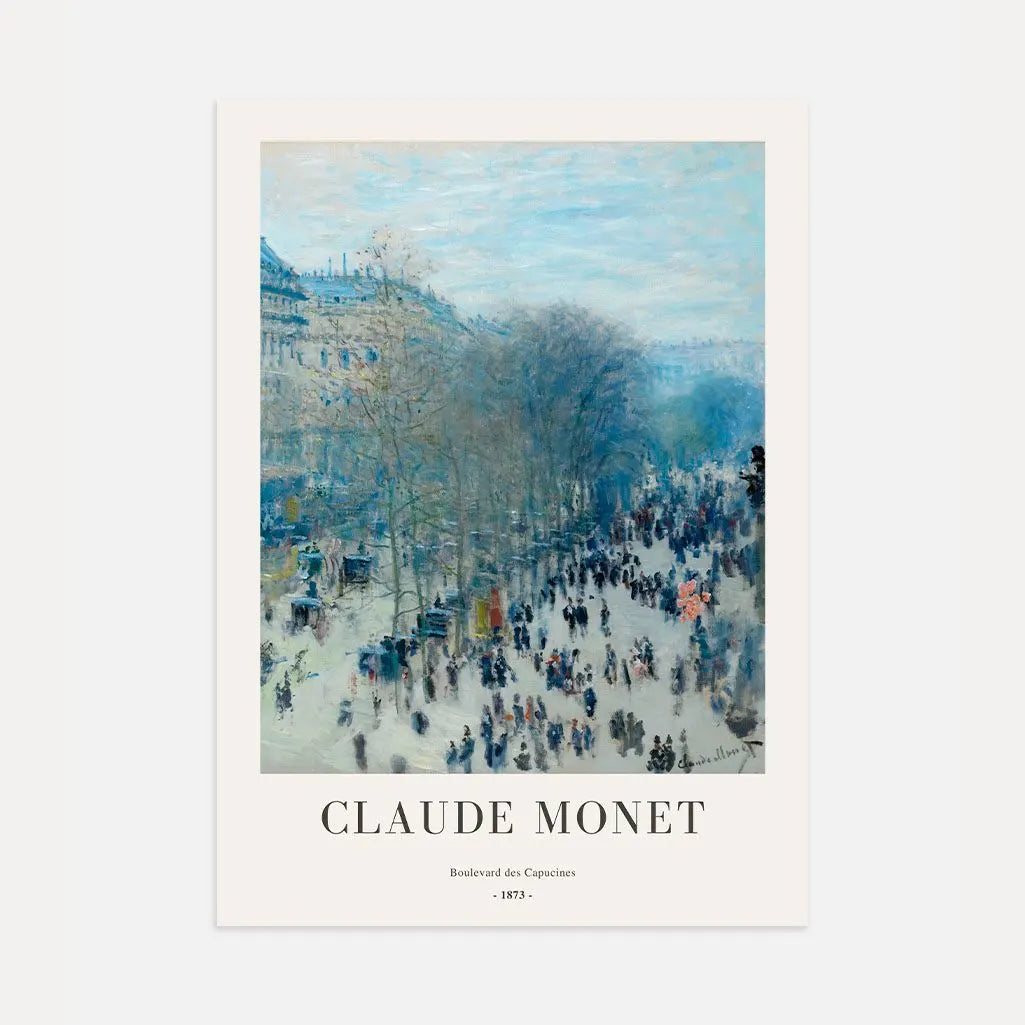 Claude Monet – Boulevard des Capucines Poster