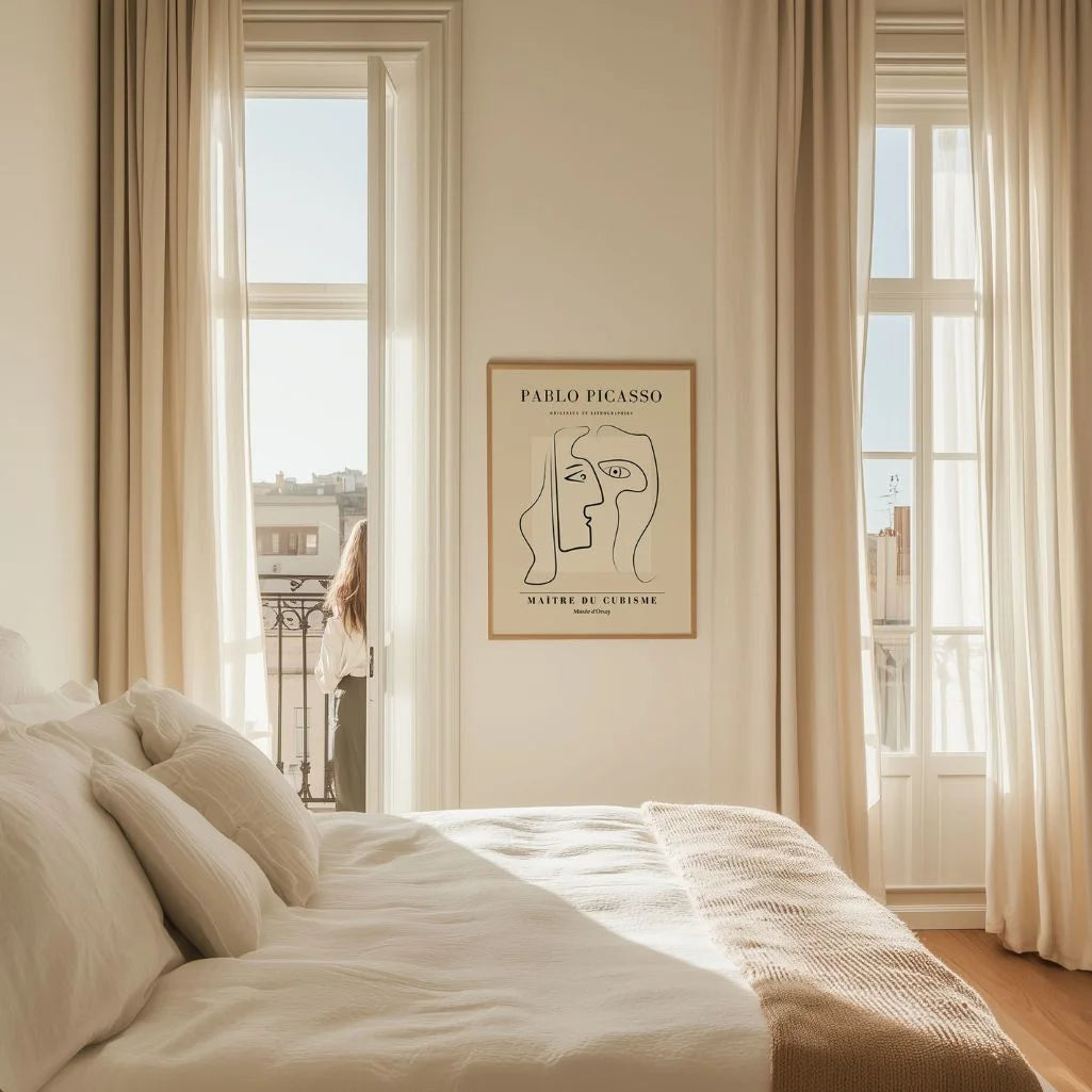 Door Pablo Picasso geïnspireerde poster – Dialoog van de ziel
