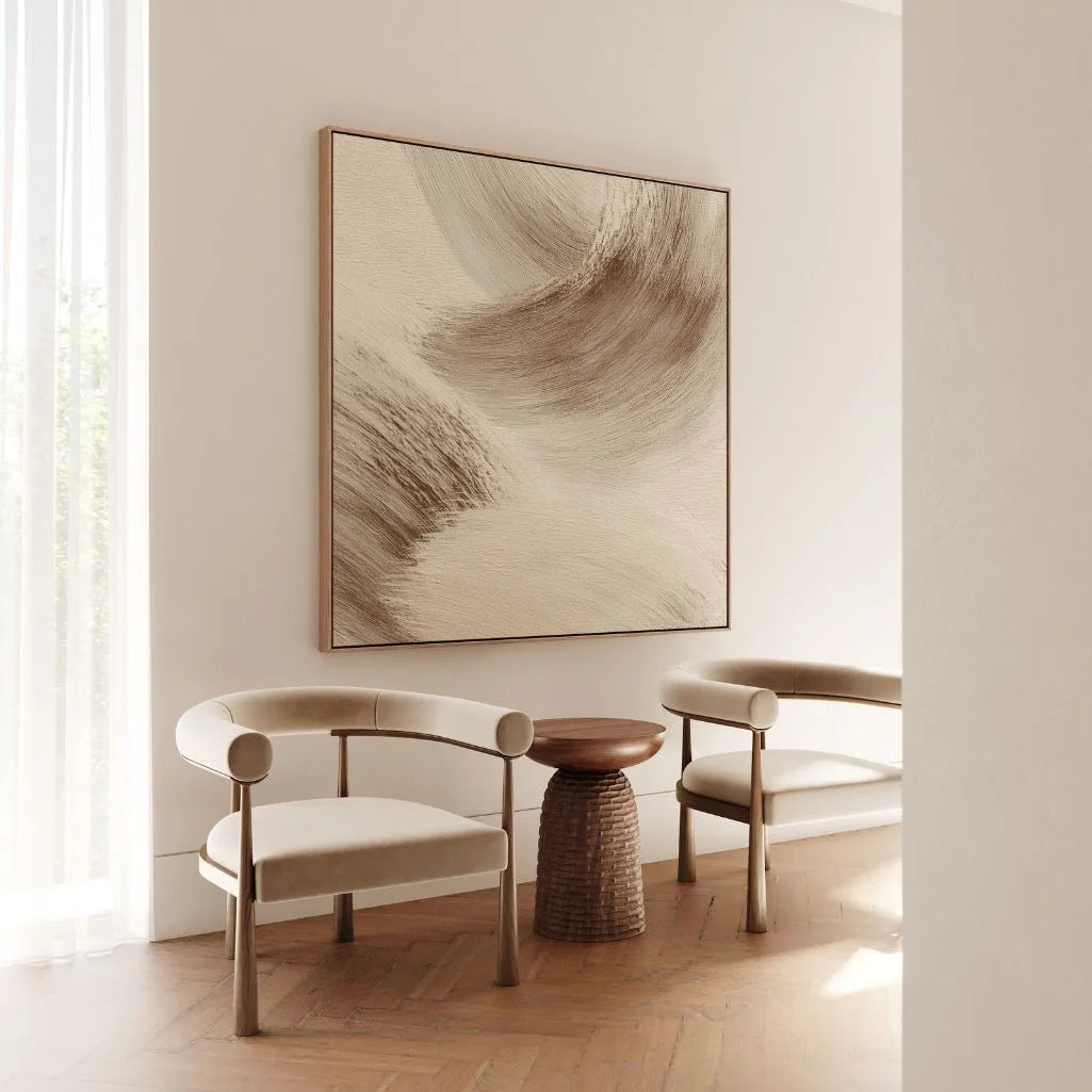 Ingelijst canvas – Karamelbeweging
