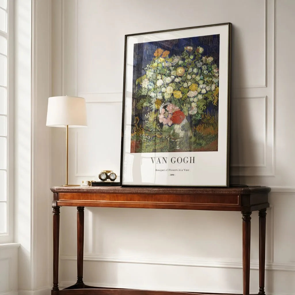 Vincent van Gogh – Bloemboeket in een vaas Poster
