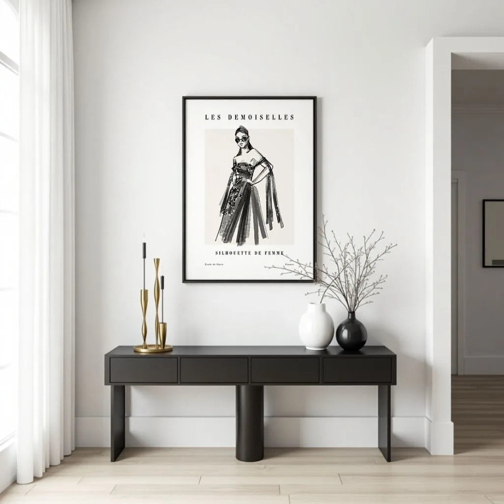 Poster – Parijse dame