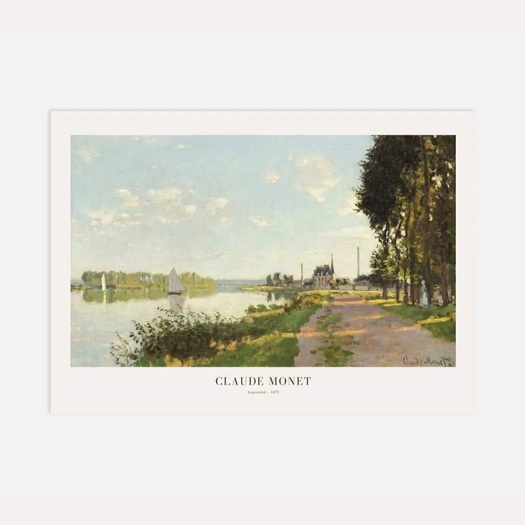 Claude Monet Poster – Argenteuil 1872