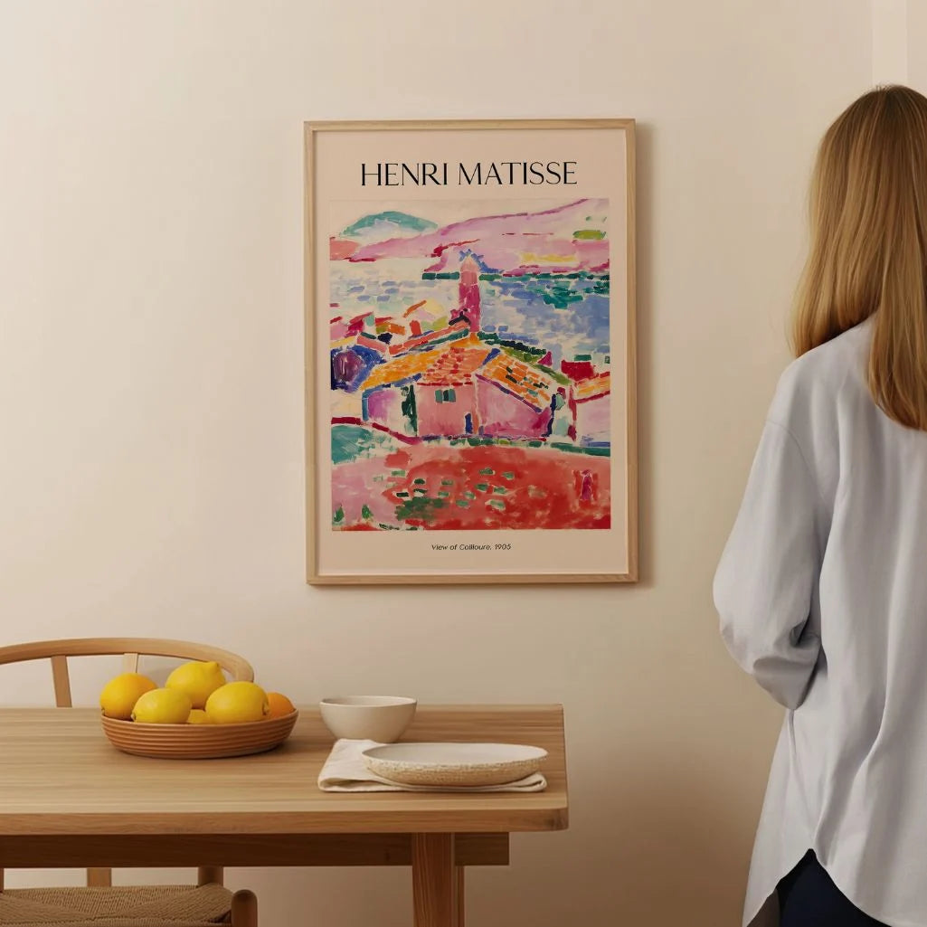 Henri Matisse Poster – Uitzicht op Collioure