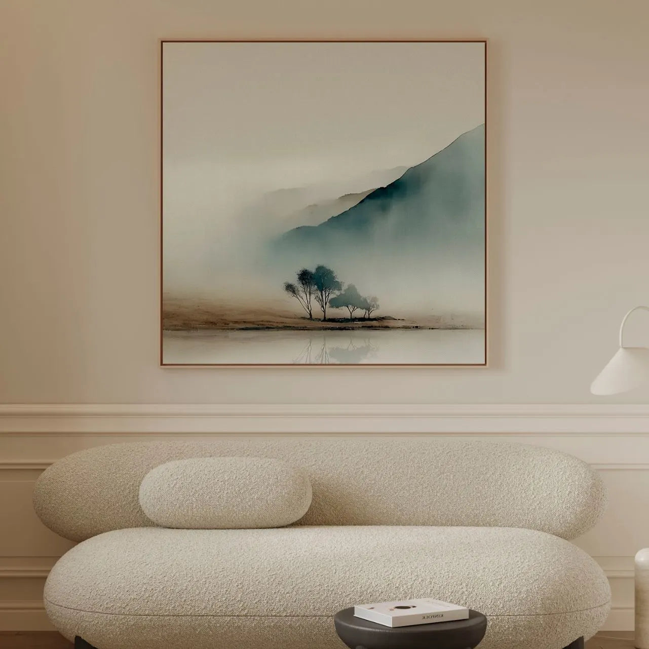 Ingelijst canvas – Ochtendmist