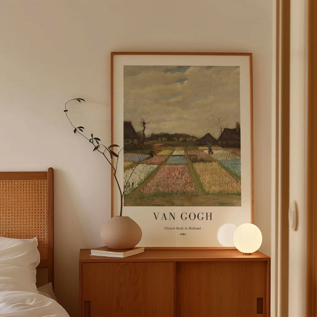 Vincent van Gogh Poster – Bloembedden in Holland