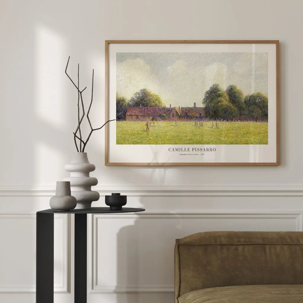 Camille Pissarro – Boomgaard van Hampton Court Poster