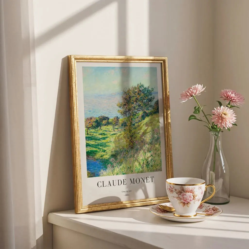 Claude Monet – Windvlaag (1881) Poster