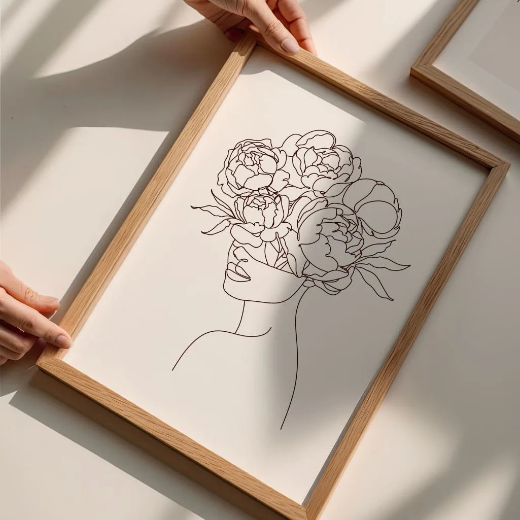 Poster – Florale gedachte