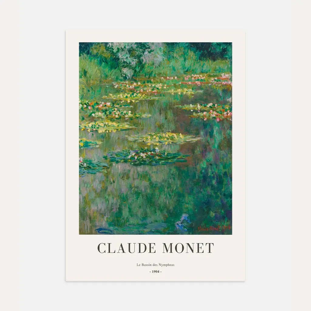 Claude Monet – De vijver met waterlelies Poster