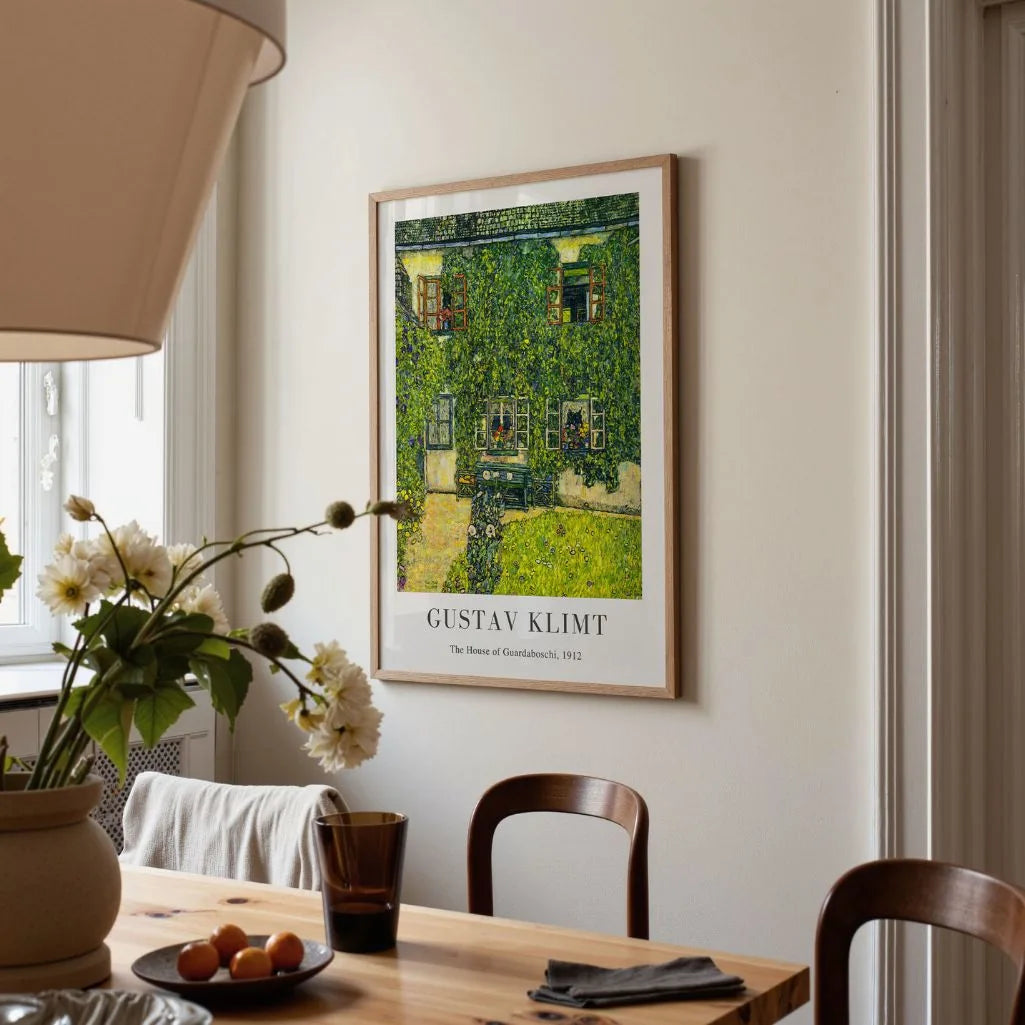Gustav Klimt Poster – Huis van Guardaboschi