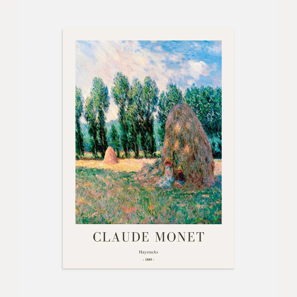 Claude Monet – Hooibergen Poster