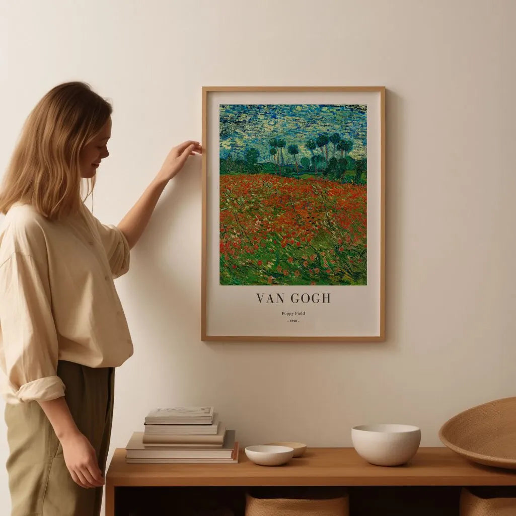 Vincent van Gogh Poster – Klaprozenveld