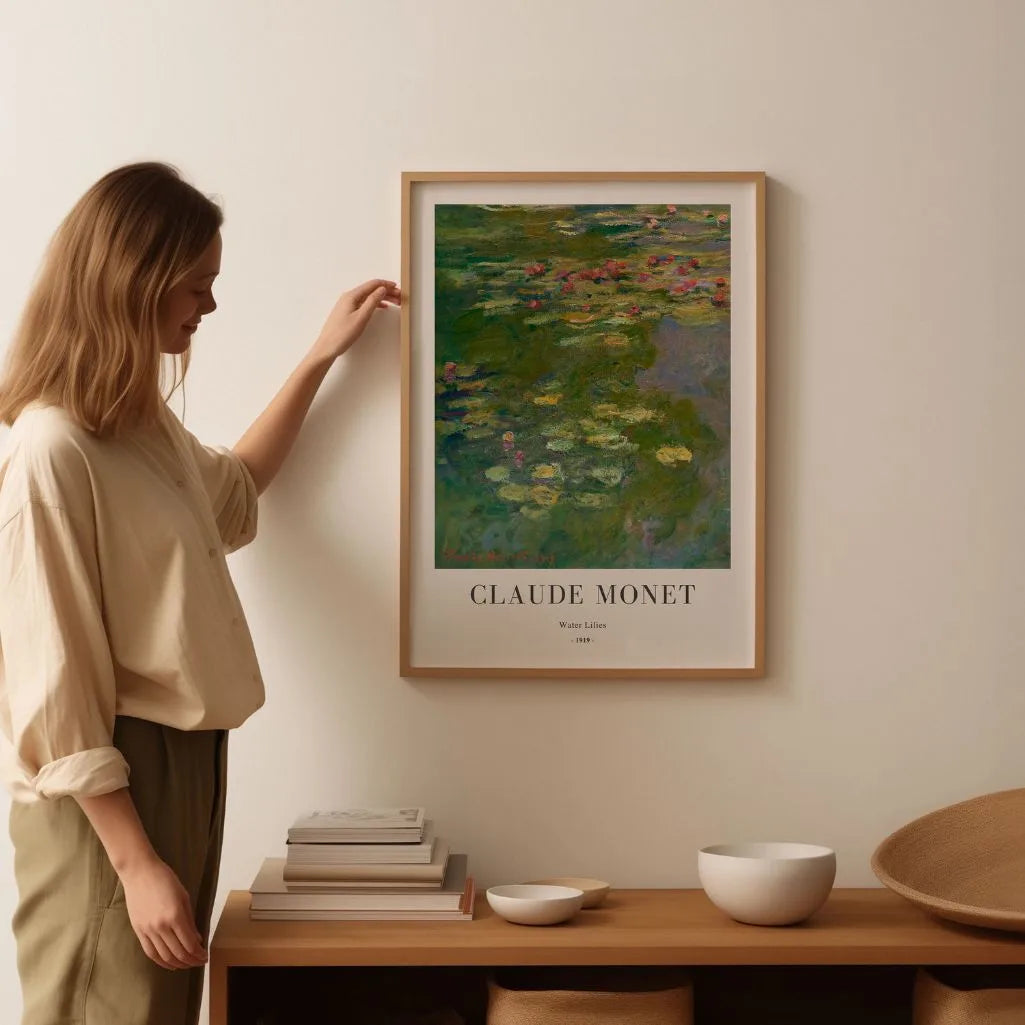 Claude Monet – Waterlelies Poster 1919