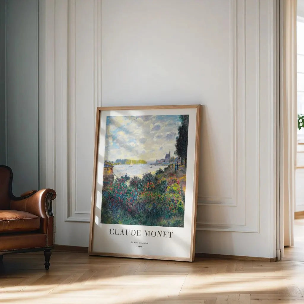 Claude Monet – De Seine bij Argenteuil (1877) Poster