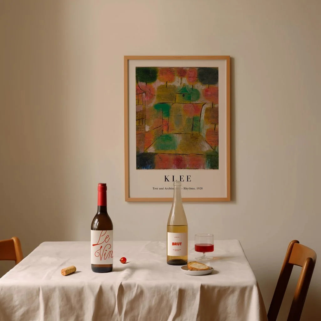 Paul Klee Poster – Boom en architecturale ritmes