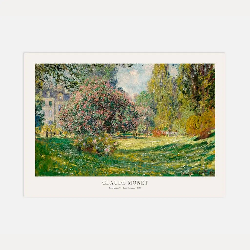 Claude Monet Poster – Lente in Parc Monceau