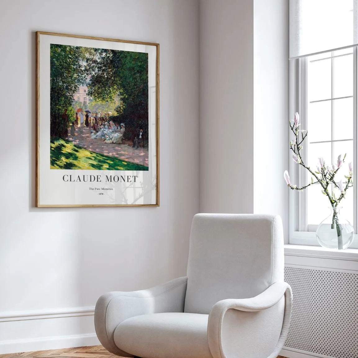 Monet Poster Parkwandeling