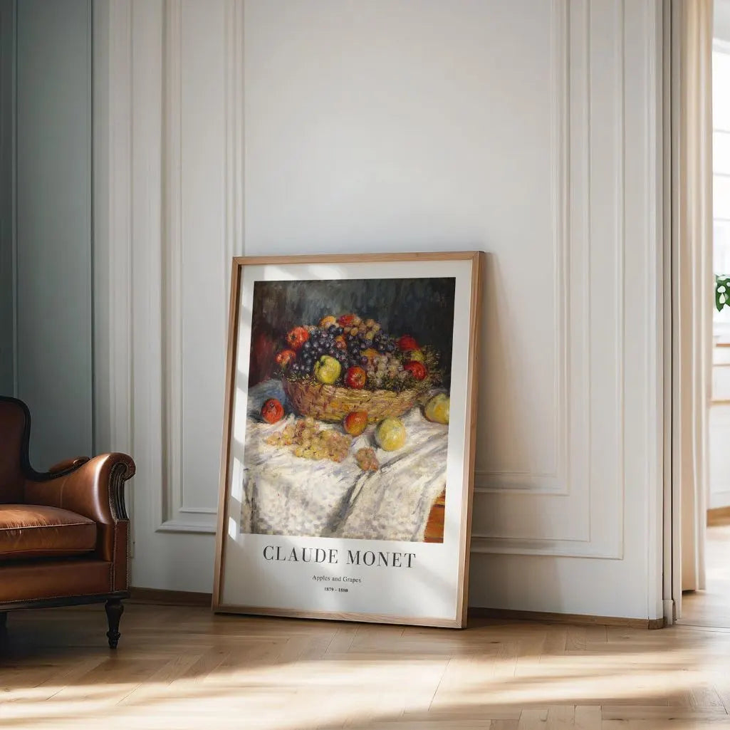Claude Monet – Appels en druiven Poster