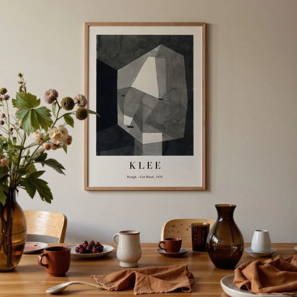 Paul Klee Poster – Ruw gesneden hoofd