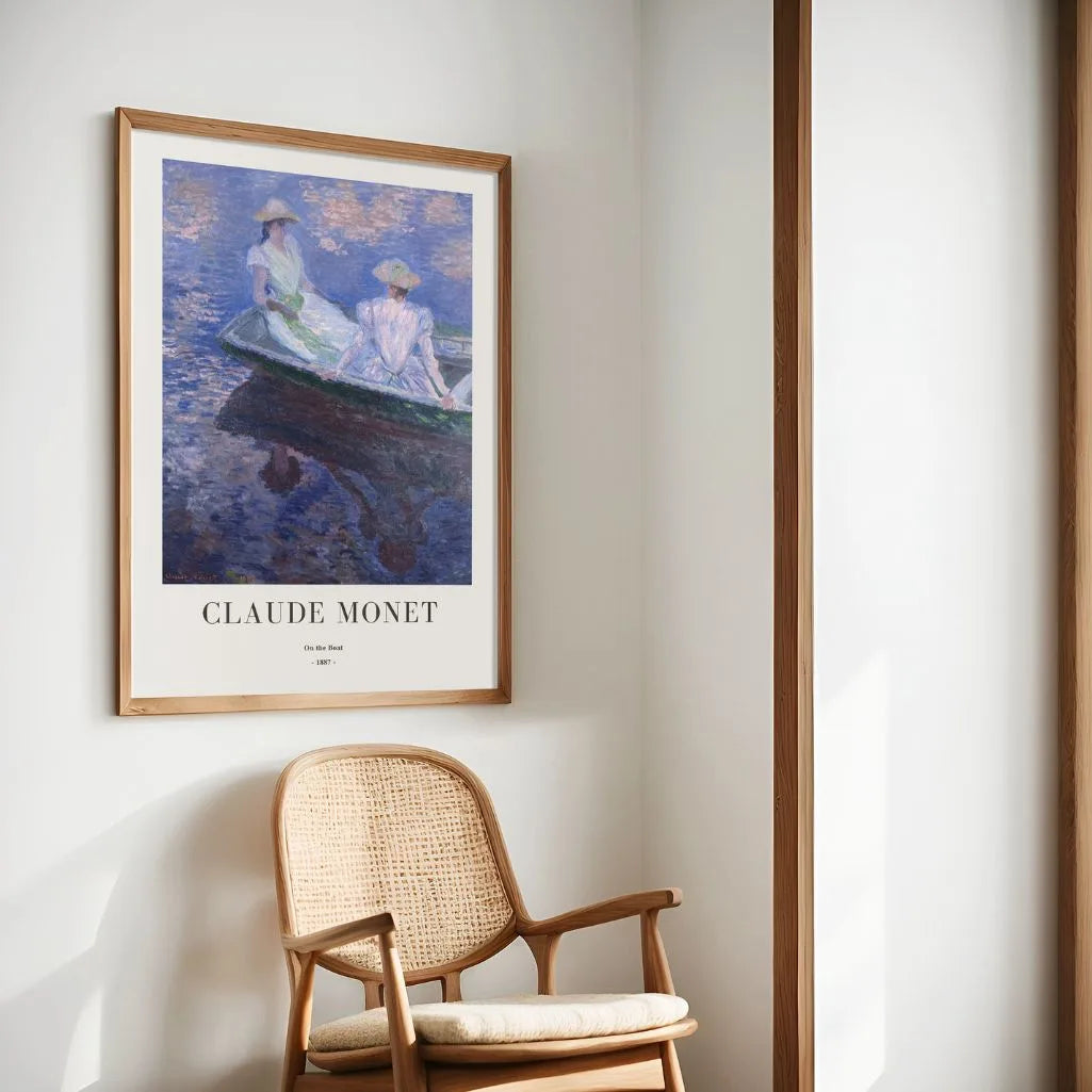 Claude Monet – In de boot (1887) Poster