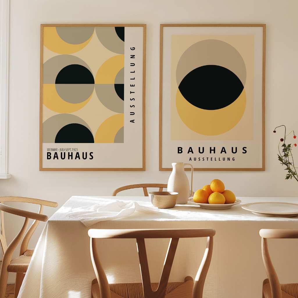 Bauhaus Geel – Set van 2 posters