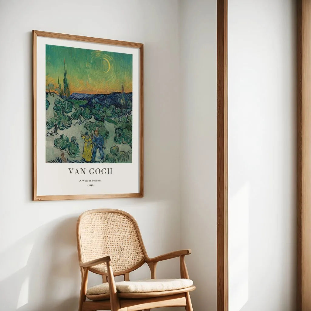 Vincent van Gogh Poster – Wandeling in de schemering
