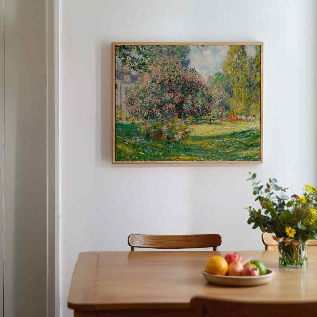 Ingelijst canvas - Het Parc Monceau