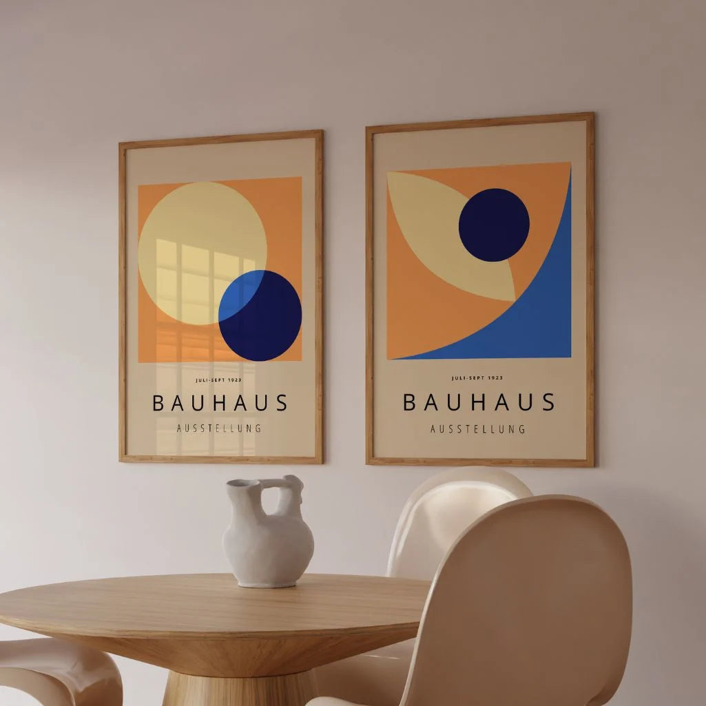 Bauhaus Cirkels – Set van 2 posters