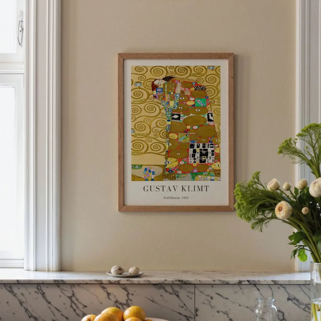 Gustav Klimt Poster – Vervulling