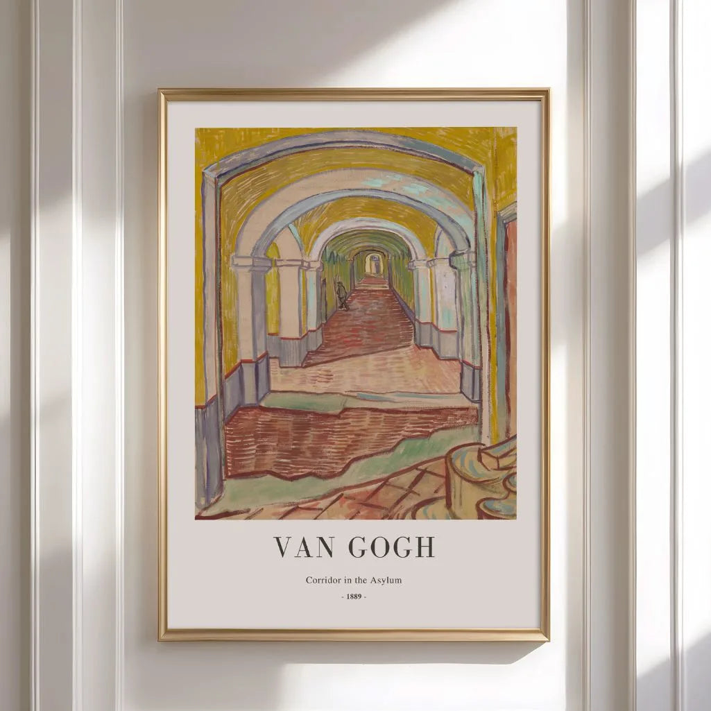 Vincent van Gogh – Gang in het gesticht Poster