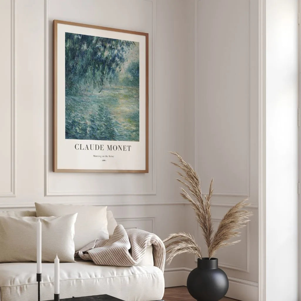 Claude Monet – Ochtend aan de Seine (1898) Poster